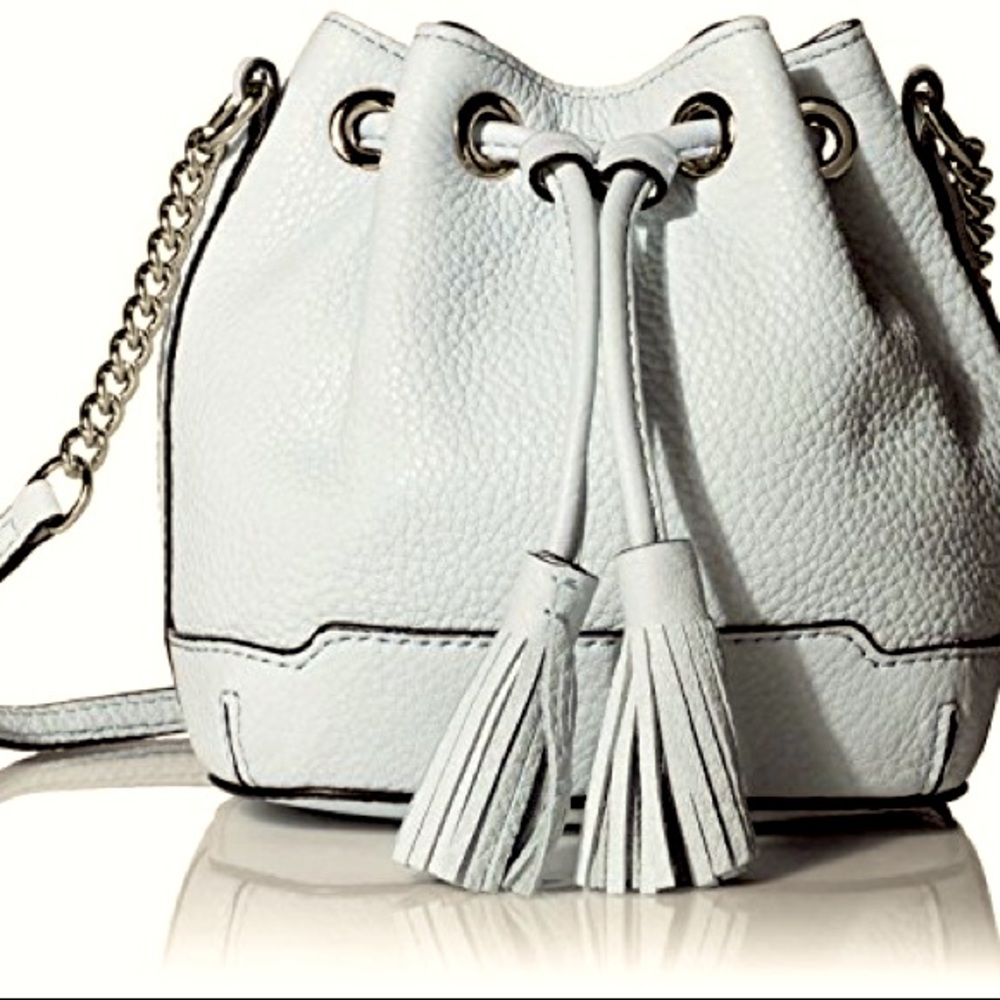 Rebecca Minkoff Mini Lexi Bucket Bag white